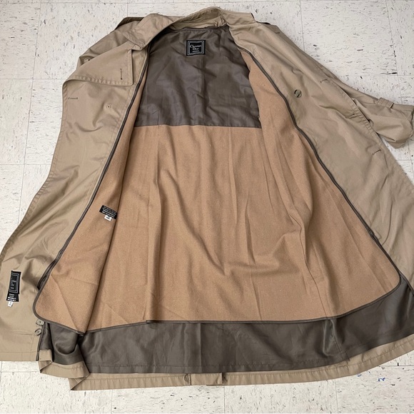 SOLD Vintage Christian Dior Monsieur Trench Coat - Picture 10 of 14